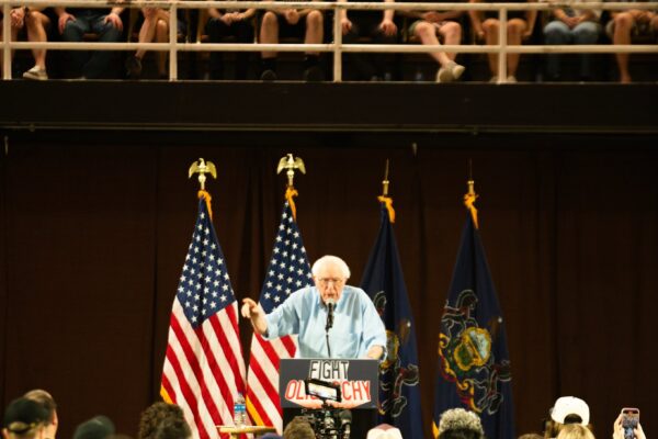 Bernie Sanders Speaks In Bethlehem, Pennsylvania Bernie Sanders